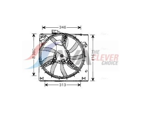 Cooling fan RT7526 Ava Quality Cooling