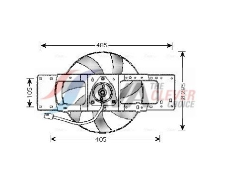 Cooling fan RT7528 Ava Quality Cooling