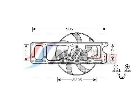 Cooling fan RT7537 Ava Quality Cooling