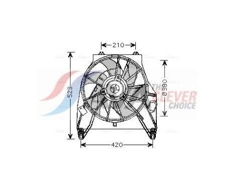 Cooling fan RT7538 Ava Quality Cooling