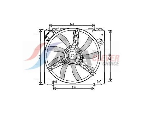 Cooling fan RT7540 Ava Quality Cooling