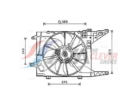 Cooling fan RT7550 Ava Quality Cooling