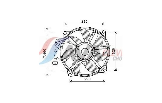 Cooling fan RT7563 Ava Quality Cooling