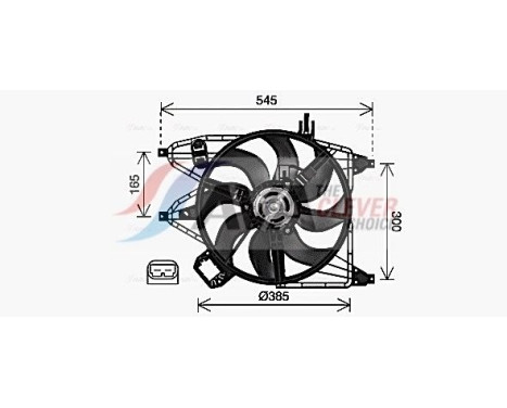 Cooling fan RT7670 Ava Quality Cooling