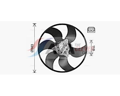 Cooling fan RT7673 Ava Quality Cooling