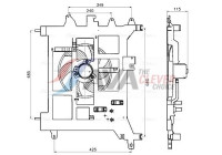 Cooling fan RT7687 Ava Quality Cooling