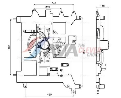 Cooling fan RT7687 Ava Quality Cooling
