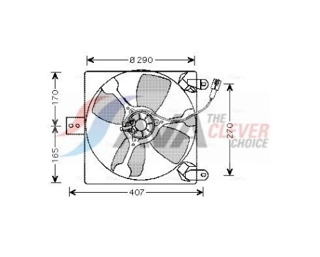 Cooling fan SZ7501 Ava Quality Cooling