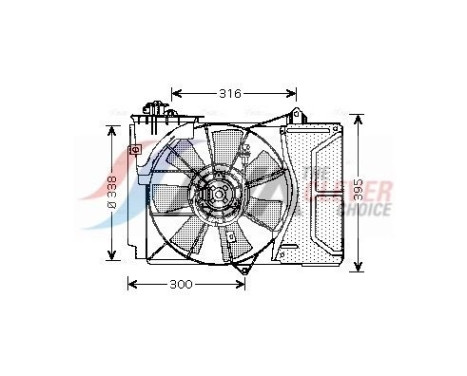 Cooling fan TO7503 Ava Quality Cooling