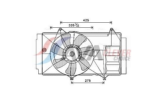 Cooling fan TO7580 Ava Quality Cooling