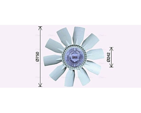 Cooling fan VLF098 Ava Quality Cooling