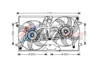Cooling fan VN7505 Ava Quality Cooling