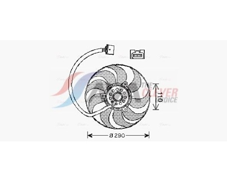 Cooling fan VN7522 Ava Quality Cooling
