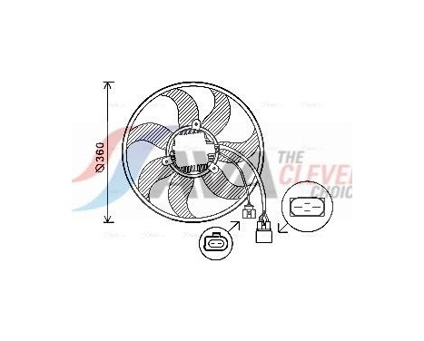 Cooling fan VN7537 Ava Quality Cooling
