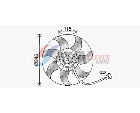 Cooling fan VN7541 Ava Quality Cooling