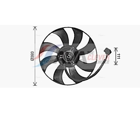 Cooling fan VN7544 Ava Quality Cooling, Image 2