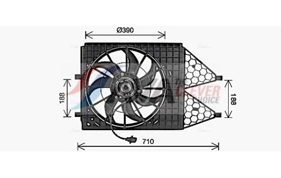 Cooling fan VN7545 Ava Quality Cooling, Image 2