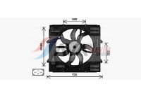 Cooling fan VN7552 Ava Quality Cooling