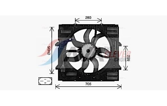 Cooling fan VN7552 Ava Quality Cooling