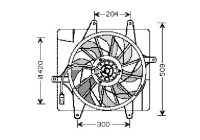 Cooling fan wheel 2605001 Diederichs