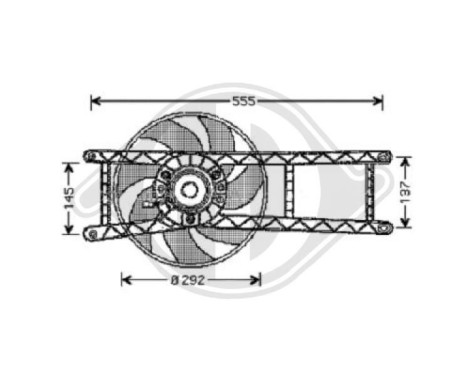 Cooling fan wheel 3434001 Diederichs, Image 2