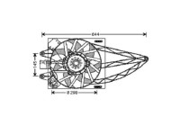 Cooling fan wheel 3434201 Diederichs