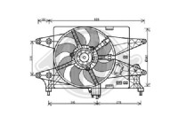 Cooling fan wheel 3485115 Diederichs