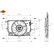 Cooling fan wheel 470069 NRF