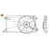 Cooling fan wheel 470112 NRF