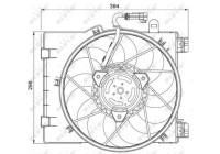 Cooling Fan Wheel 47063 NRF