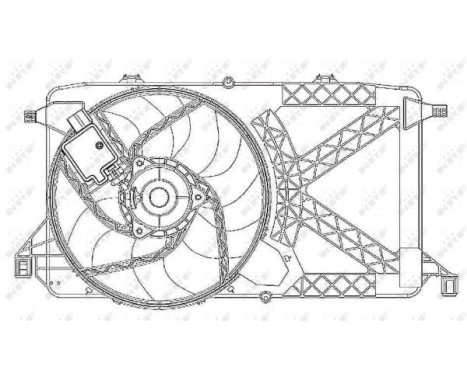 Cooling fan wheel 47264 NRF, Image 2