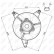 Cooling fan wheel 47498 NRF, Thumbnail 3