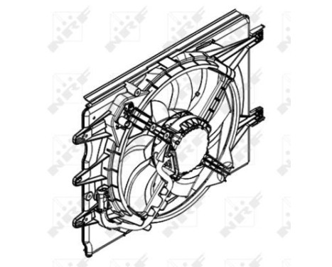 Cooling fan wheel 47595 NRF