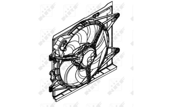 Cooling fan wheel 47597 NRF
