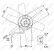 Cooling fan wheel 47657 NRF, Thumbnail 3