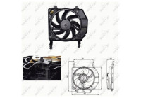 Cooling fan wheel 47681 NRF
