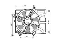 Cooling fan wheel 6805201 Diederichs