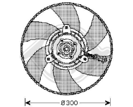Cooling fan wheel 8220302 Diederichs, Image 2