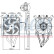 Cooling fan wheel 850066 Nissens