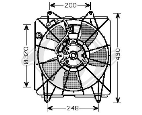 Cooling fan wheel 8521007 Diederichs, Image 2