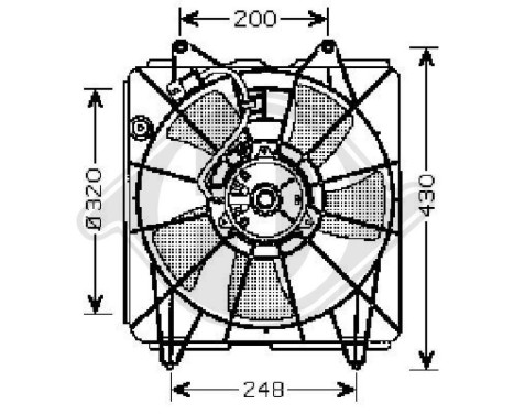 Cooling fan wheel 8521007 Diederichs, Image 2