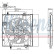Cooling fan wheel 85857 Nissens
