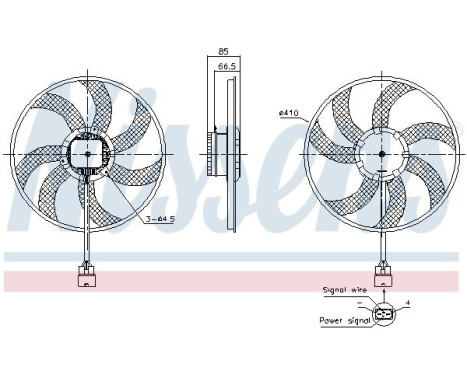 Cooling fan wheel 85940 Nissens, Image 6