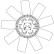 Cooling Fan Wheel CFW 77 000P Mahle, Thumbnail 2