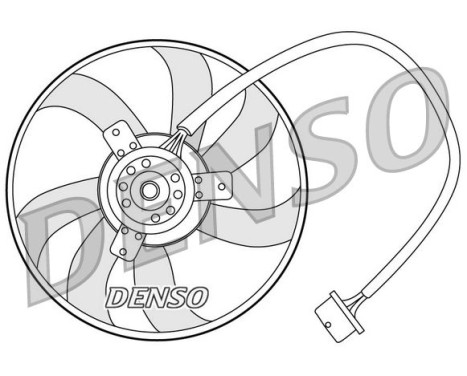 Cooling fan wheel DER32003 Denso