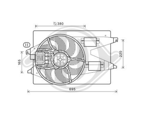 Cooling fan wheel DIEDERICHS Climate DCL1113, Image 2