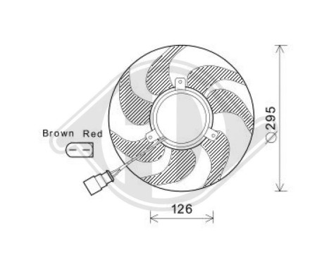 Cooling fan wheel DIEDERICHS Climate DCL1243, Image 2