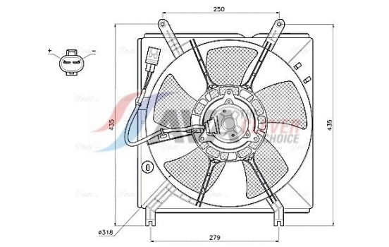Cooling Fan Wheel TO7800 Ava Quality Cooling