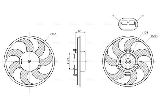 Cooling Fan Wheel