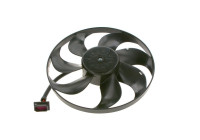 Electric motor, radiator fan